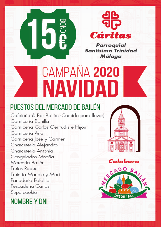 bono-campaña-navidad-caritas-parroquial-santisima-trinidad